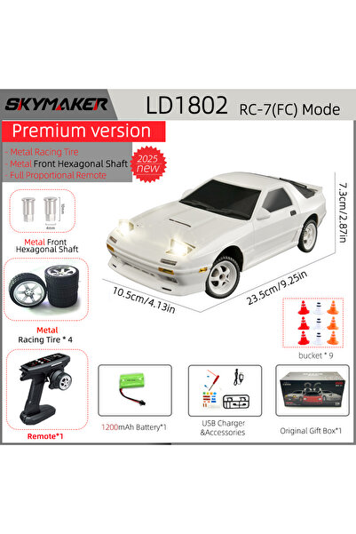 Choice LD1802-1B1200mah-MA Skymaker AE86 موديل LD1801 RX-7 FC LD1802 سيارة در...