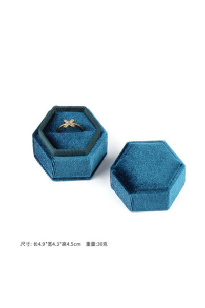 Choice 4.9x4.3x4.5 سم خاتم قلادة مخملية عتيقة مصنوعة يدويًا، صناديق هدايا، صن...