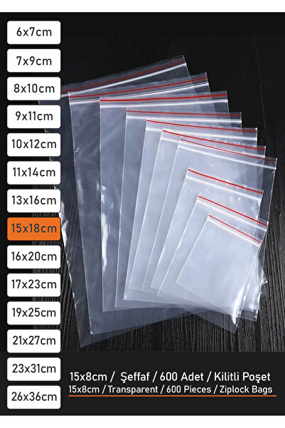 PackMai Kilitli Poşet Torba 15cmx18cm (600'lü Paket)