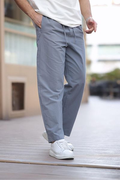 Madmext Smoked Relaxed Cut Men's Trousers E6561