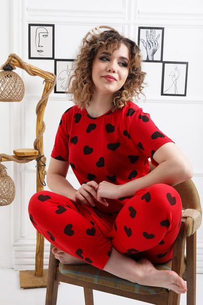 FAMES PİJAMA MINTÁS FÉSÜLT SUPREM NŐI PIZSAMA SZETT