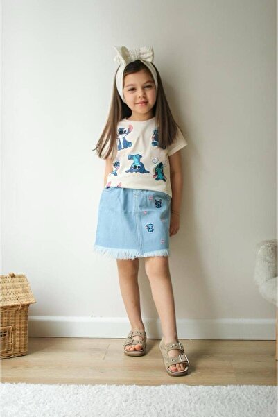 KOKOŞ BEBEK Комплект для дівчаток з спідницею-кльош | Вік 3-10 років