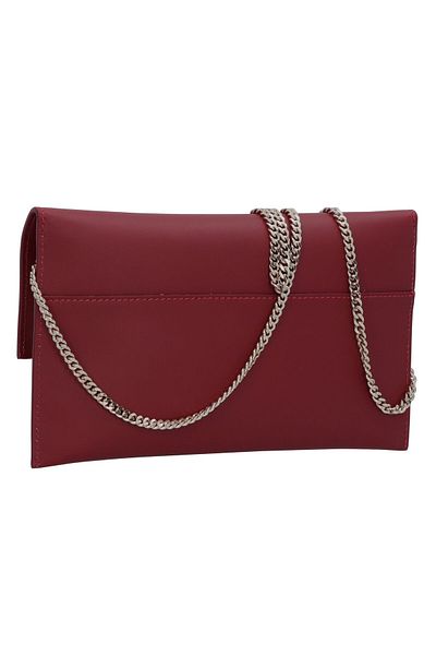 Patrizia Pepe Clutch Tasche Leder 27.5 cm