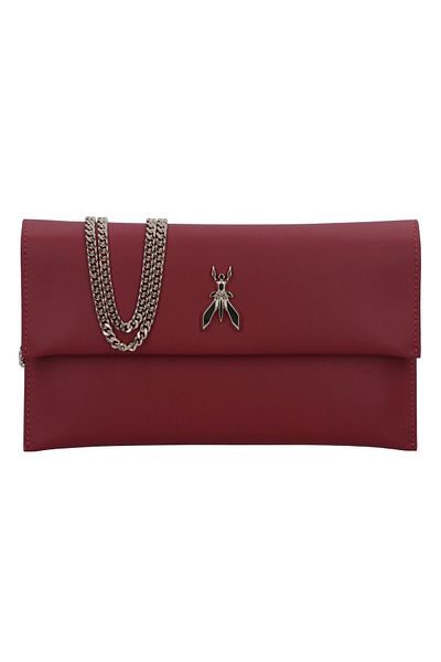 Patrizia Pepe Clutch Tasche Leder 27.5 cm