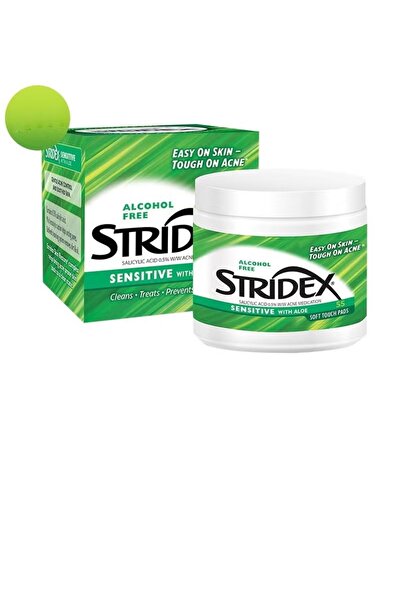Stridex ضمادات العناية اليومية بحب الشباب من ستري-ديكس سترايدكس بخلاصة الصبار - للبشرة الحساسة - 55 قطعة