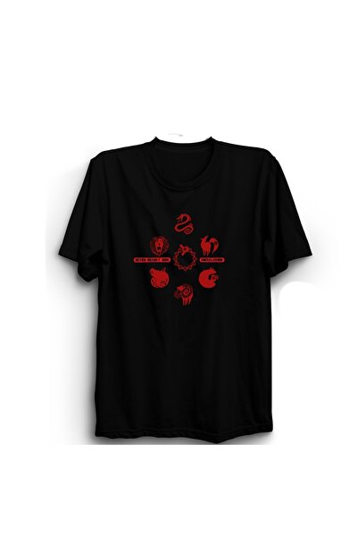 ZOKAWEAR Sedam smrtnih grehova, amblemi, manga, anime majica