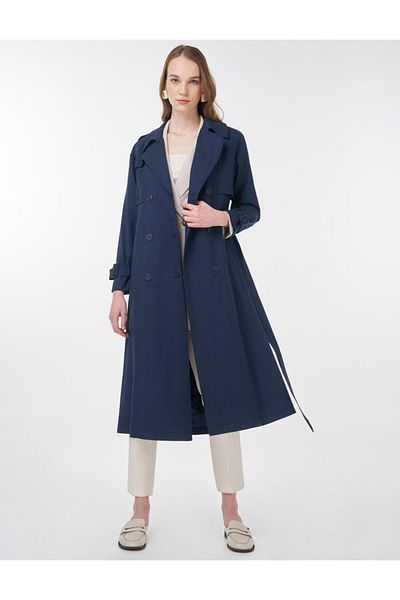 Kayra Epaulet Λεπτομερής Ζώνη Καπάκι Σκούρο Ναυτικό Μπλε