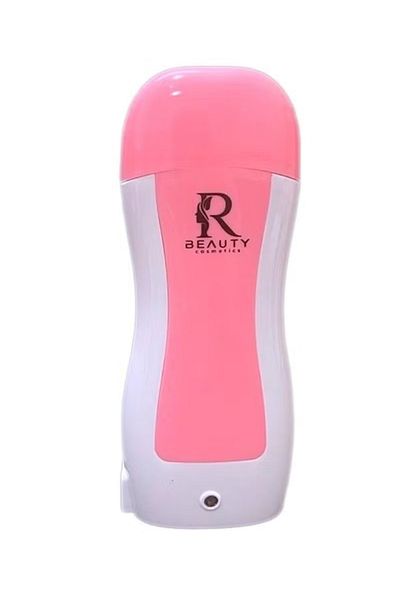 R Beauty Hair removal kit consisting of a professional wax heater with a beeswax cartridge and 100 wax removal papers