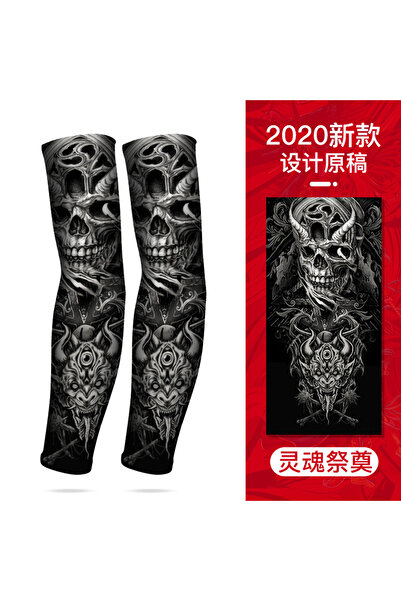 Choice أكمام وشم صيفية بمقاس واحد من الحرير الجليدي مناسبة لرياضة الجولف والد...