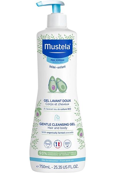 Mustela Gentle Baby Shower Gel 750ml