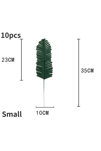 Choice D 10pcs Tropical Palm Leaves Summer Monstera Artificial Silk Turtle Leaves For Home Hawaiian Luau B.