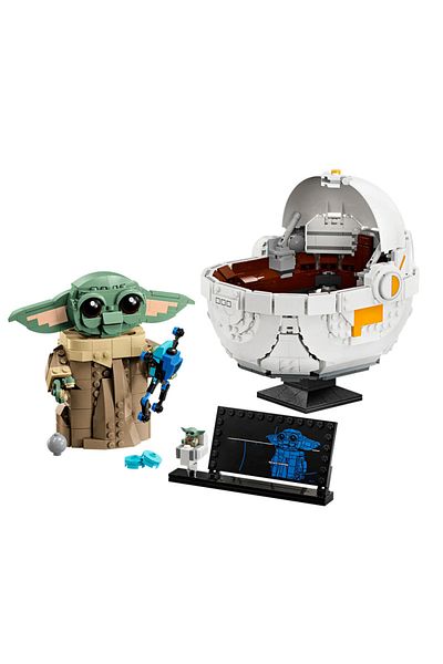 Choice NO ORIGINAL BOX 6655 In Stock 1048pcs Cartoon Series Grogu with Hover Pram Model Building Block Anci