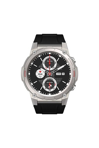 Zeblaze CHINA Silver Zeblaze VIBE 7 PRO Voice Calling Smart Watch 1.43 Inch AMOLED Display Hi Fi Phone Calls
