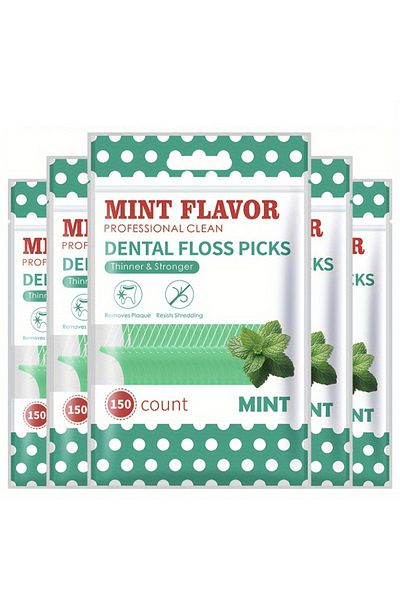 Choice 150pcs Dental Floss Flosser Picks Toothpicks Teeth Stick Tooth Cleaning Interdental Brush Dental ...