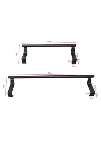 Choice منظم تخزين لقضيب مناشف S وL فوق خزانة مناشف، رف مناشف معلق على باب الح...