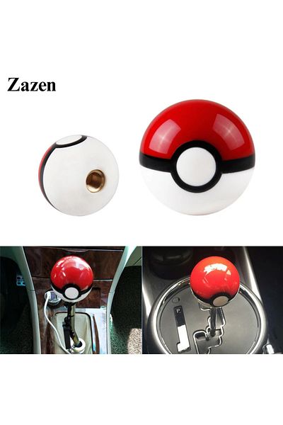 Choice Diameter 54mm PokeBall Racing Universal Round Gear Shift Knob M10X1.5 / M8x1.25 / M10x1.25 / M12x...
