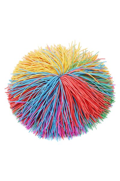 Choice 9cm colorful Anti-Stress 6cm/9cm Rainbow Fidget Sensory Koosh Ball Baby Funny Stretchy Ball Stress R