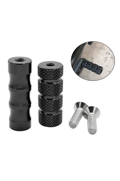 NIGHTKIST 1 Pair Motorcycle Gear Shift Lever Brake Pedal M6 Footpeg Shifter Footrests Motorcycle Part Alumi...