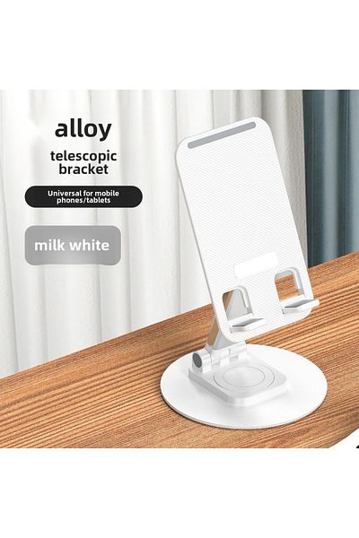 Choice Disc White Mobile phone and tablet universal stand foldableing convenient drama live broadcast multi