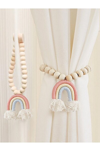 Choice3 مغناطيسات بطول 40 سم، وردي وأصفر، أشرطة ربط مغناطيسية لستائر قوس قزح ...