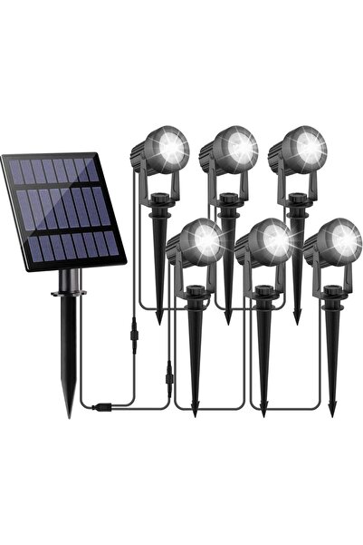 Choice مصباح LED يعمل بالطاقة الشمسية خارجي أبيض بارد 3000K/6000K/RGB IP65 مص...