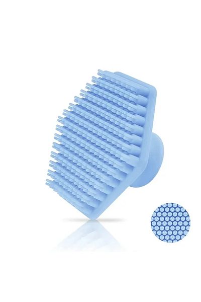 Choice Blue Silicone Facial Cleaning Brush Scrubber Men Miniature Face Deep Clean Shave Massage Face Scrub