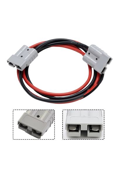 Choice 1pc 50a For Anderson Plug Connector Double Y Adapter 6mm Car Cable 6 Square Wires 30cm For Forkli...