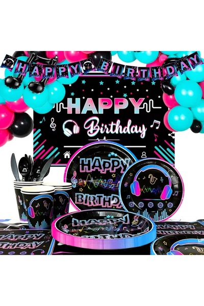 Choice لوازم حفلات تيك توك متعددة، مجموعة من 155 قطعة من ديكورات حفلات تيك تو...