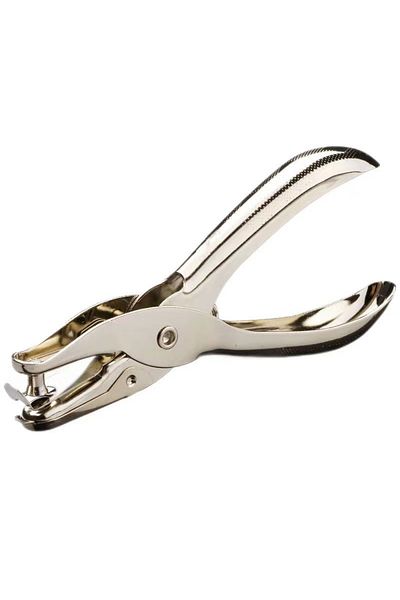 Choice 1 PC Single Handheld Circle Shaped Hole Puncher Hand Held Metal Office Supplies 6mm Pore Diameter Pu