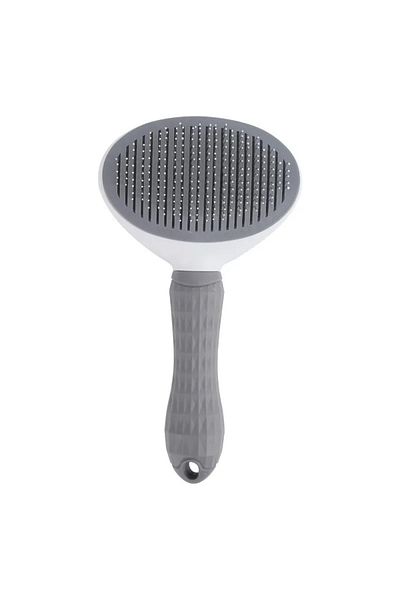 Choice GRAY Pet Dog Brush Cat Comb Self Cleaning Pet Hair Remover Brush For Dogs Cats Grooming Tools Pets D