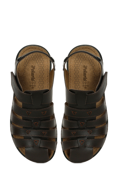 Polaris 408025.M5FX Kahverengi Erkek Sandalet