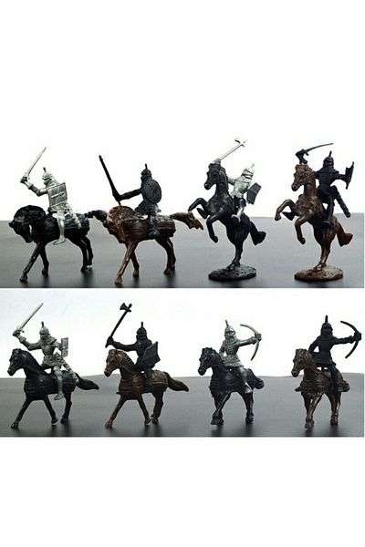 Choice 28Pcs/Set Medieval Knights Warriors Horses Kids Toy Figures Static Model Playset Playing On Sand ...