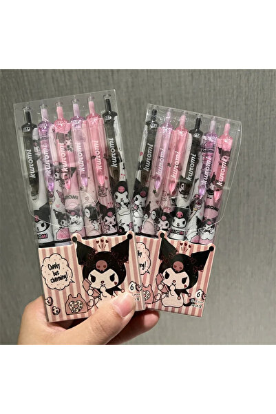 Choice8 6 قطع - klm قلم جل سانريو هالو كيتي 6 قطع، 0.55 مم، إعادة تعبئة Y2k، ...
