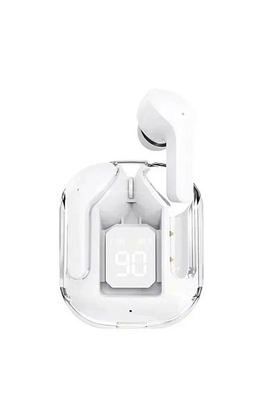 Choice White New T2 Tws Wireless Bluetooth Headset Transparent Enc Power Digital Display Stereo Sound Earph