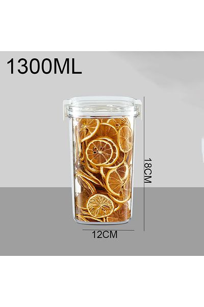 Choice 1300ml Vacuum Sealed Tank Coffee Beans Vacuum Jar Kitchen Cereals Storage Box Airtight Container Moi