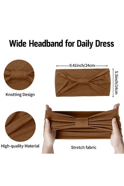 BERG ATELIER 2 Συσκευασίες Cotton Yoga Hair Band - Bandana