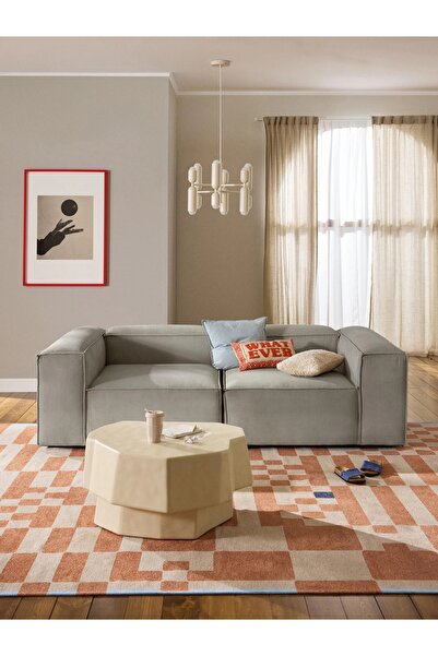 S Home Design Concept 2 Modüler Ikili Kanepe Koltuk Fitilli