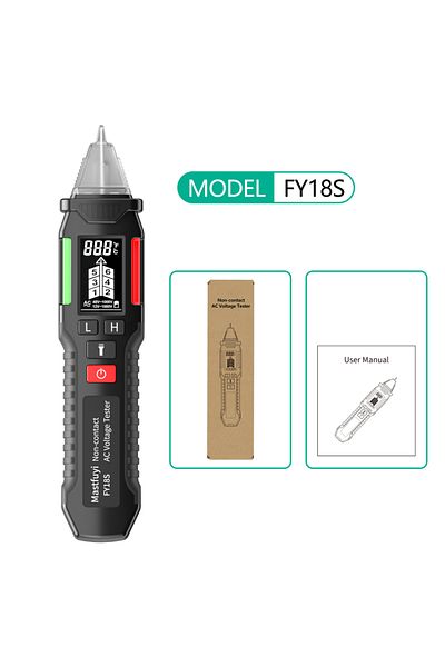 Mastfuyi FY18S MASTFUYI FY18S Non-Contact Voltage Detector Electrical Pen AC Voltage Tester Smart Breakpoint