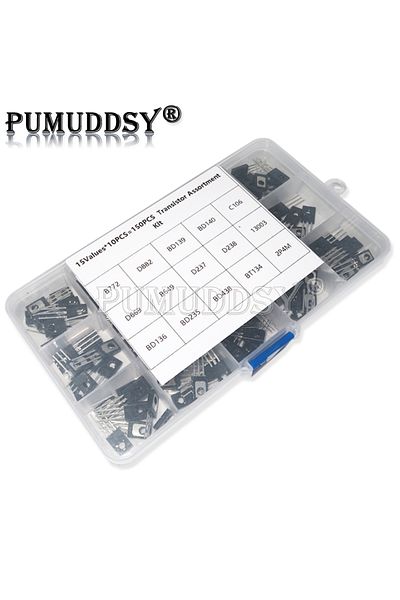 Choice TO-126 Transistor Assortment Kit Pack B772 D882 BD139 BD140 C106 D669 B649 D237 D238 13003 BD136 ...