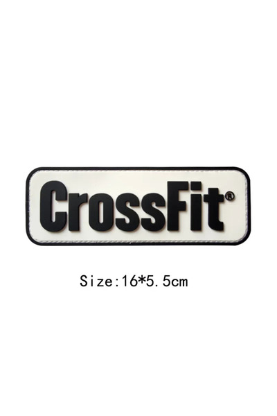 choice2 01-PVC CrossFit Name Tags Pvc Patch Embroidered Applique Sewing Label...