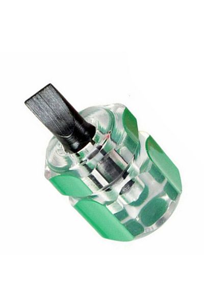 Choice green 1PC Sewing Machine Screwdriver Kit Mini Short Screwdriver Portable Radish Head Needle Plate Sc