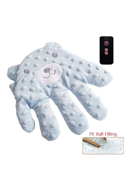 Choice وسادة Blue Bear-02 المهدئة لنوم الطفل، وسادة راحة اليد المهدئة للأطفال، وسادة نوم مهدئة للأطفال الرضع