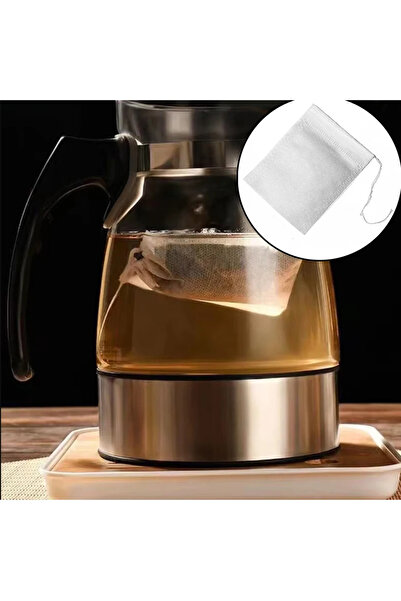Choice 5x7- 0.02 100 Pcs Disposable Tea Bags Filter Bags for Tea Infuser with String Heal Seal Food Grade N