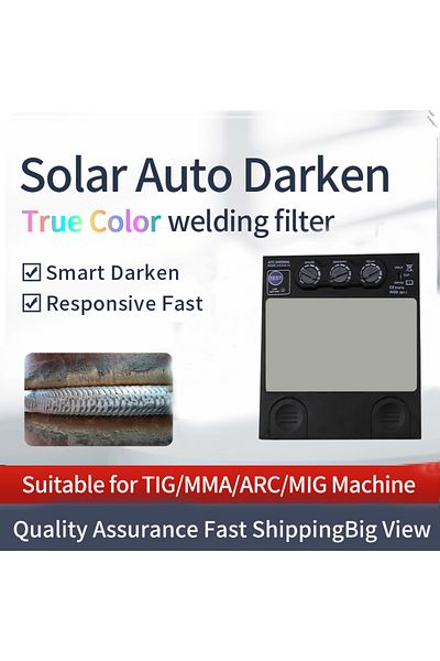 Choice Welding Filter TC Big view eara 4 arc sensor Solar auto darkening filter TIG MIG MMA True color weld