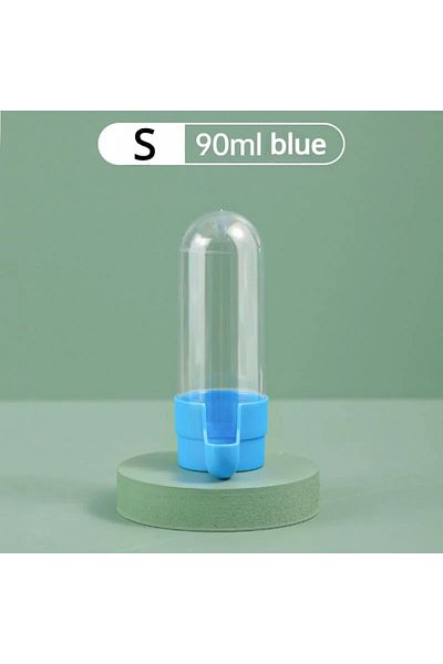 Choice Blue-S Hanging Pet Feeder Squirrel Parrot Water Dispenser Pet Bird Food Box Cage Accessories Birds S