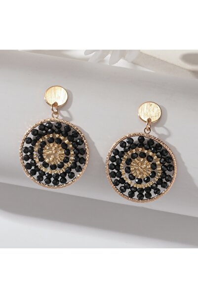 Choice أقراط متدلية من الخرز على شكل بذور على طراز بوهو العرقي للنساء والسيدا...