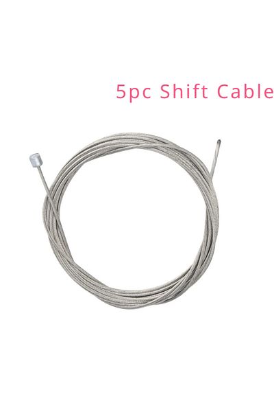 Choice 5pc Shift Cable 5pcs 2M MTB Bicycle Brake Line Stainless Steel Bike Inner Shift Brake Cable Bicycle