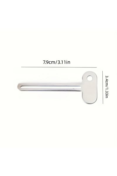 Choice Silver Cast Iron Toothpaste Tube Squeezer, Manual Toothpaste Dispenser, Bathroom Accessories Metal T