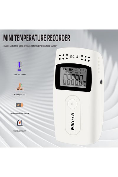 Choice White Rc-4 Mini Temperature Data Logger Usb Datalogger Temperature Data Recorder External Sensor 160