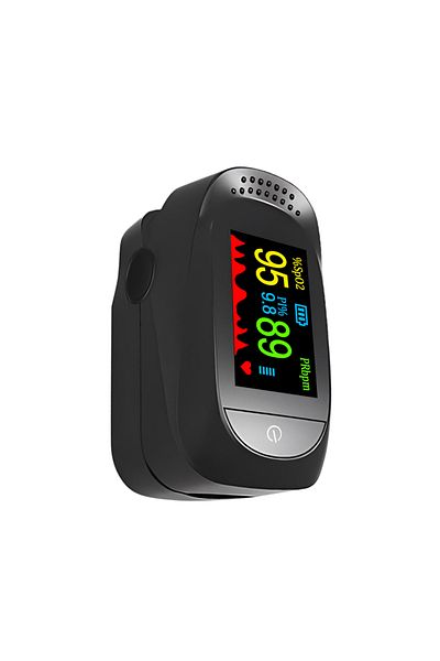 Choice Black Thermometer Three-color Backlit Display Forehead Thermometer Digital Display Infrared Alarm Hu
